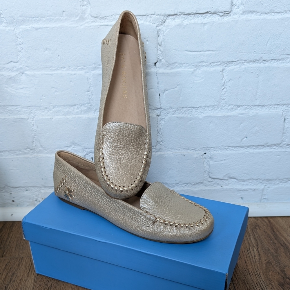 NIB Jack Rogers Leather Moccasins